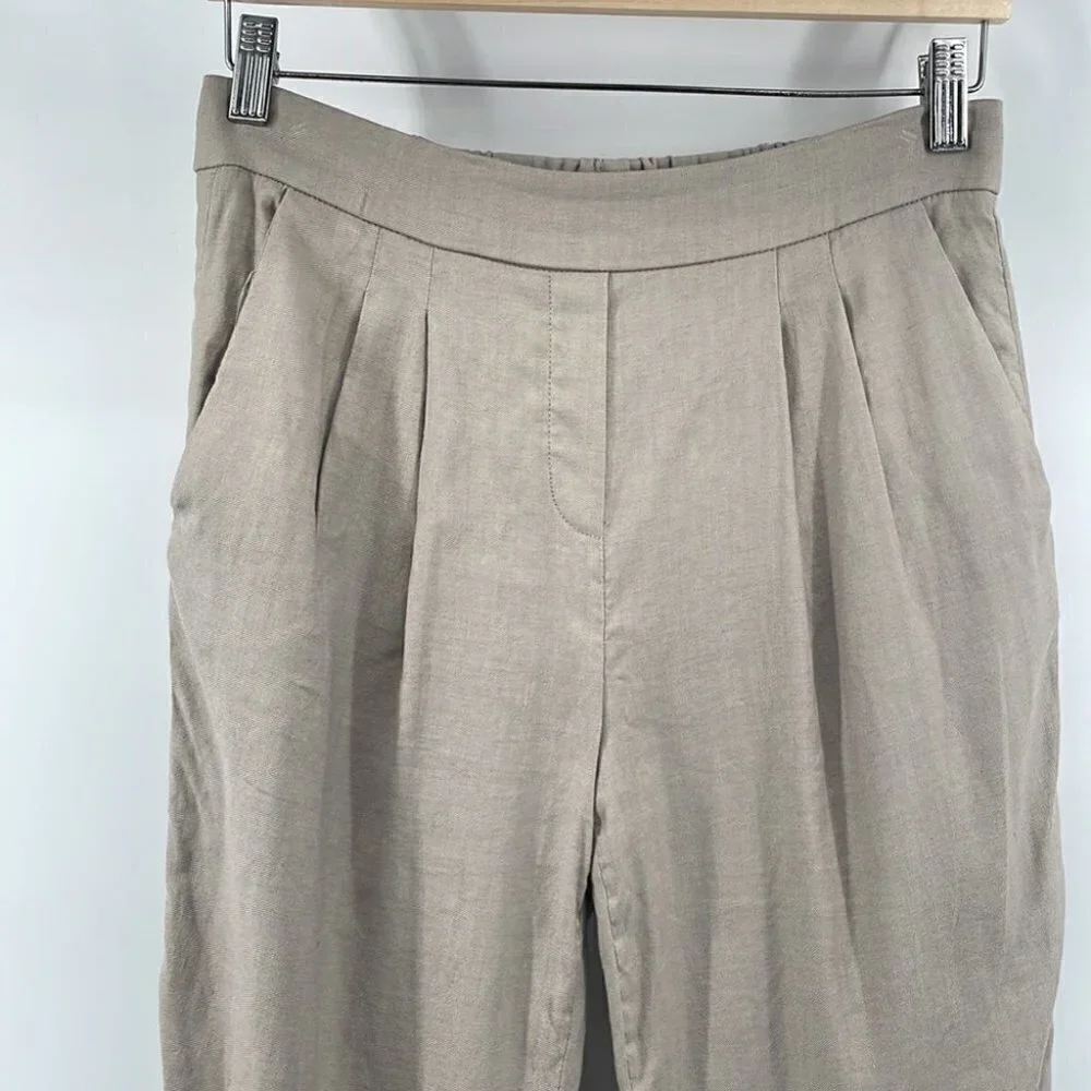 Aritzia Babaton Cohen Pant Linen trouser office event vacation sz 6
